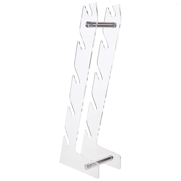 Platos decorativos Organizador de soporte de gafas Transparentes ACRYLIC GA GAJAS DE CINCO LAYERA DESCRIPCIÓN RATAPACIONES DE LANZA DE LANZA