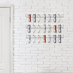 Decoratieve borden bril Display Rack Hanging Hander Shop voor een stuk wandorganisator Zonnebrillen Acryl -organisatoren