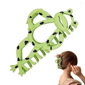 Pinces à cheveux en forme de grenouille, plaques décoratives, pinces portables pour vacances, cadeau de noël, poignées à forte tenue