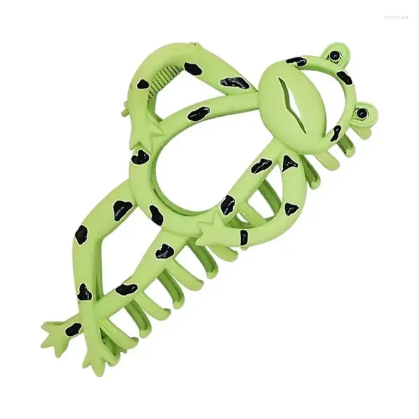 Plaques décoratives Clips de cheveux Croignes de forme de grenouille
