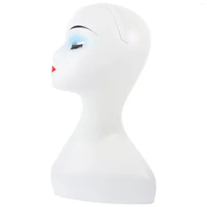 Decoratieve borden houder mannequin hoofdstandaard styling toupee hoed ondersteuning plastic pruiken display organisator plank