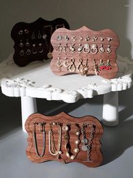 Decoratieve platen sieraden display plank retro ear nagelbord armband frame dressoir oorbellen opslag decor schattige planken home
