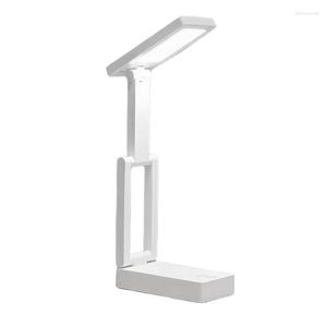 Decoratieve platen LED-bureaulamp Opvouwbaar Dimbaar Tafel USB-batterijvoeding Licht Nacht draagbaar Thuiskantoor Oogbescherming