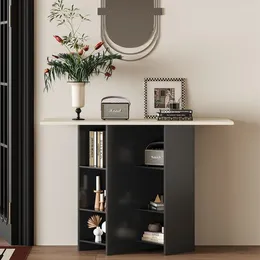 Decoratieve platen Lichte luxe designer Acryl Console Gang Corridor Lockertafel tegen de muur