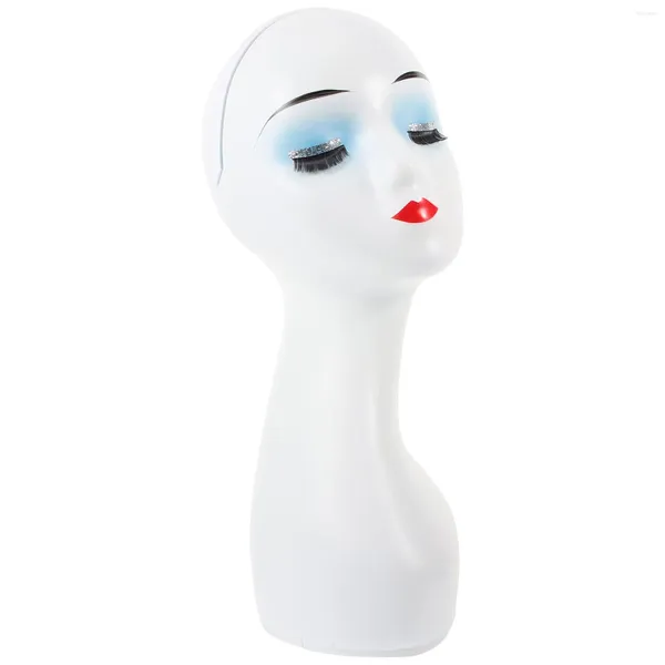 Plaques décoratives accessoires de tête de Mannequin perruques Support de corps humain étui en plastique Support de chapeau de rangement