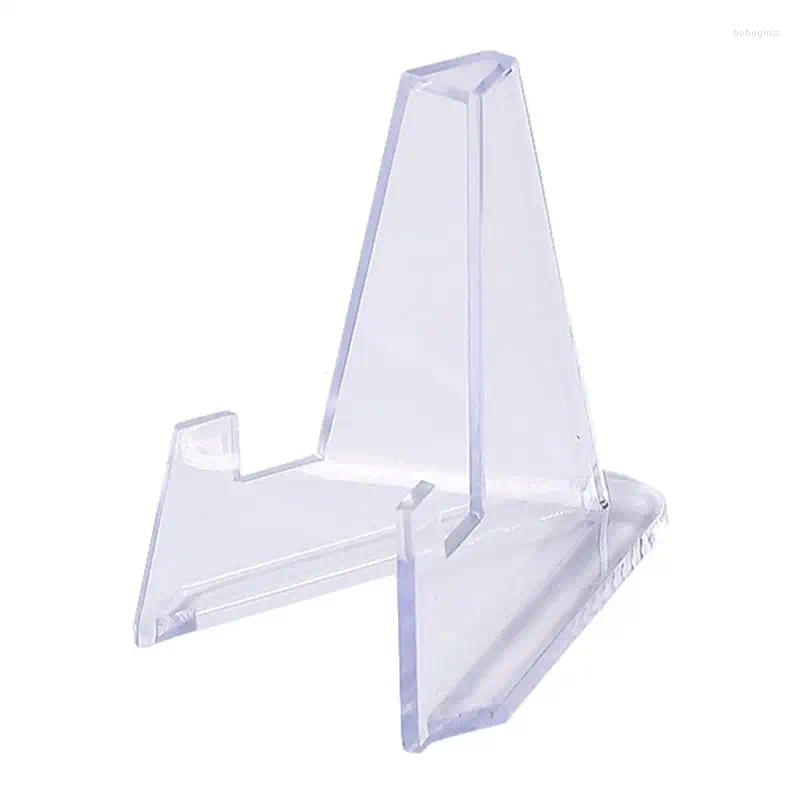 Decorative Plates Mini Coin Display Easel Holder Clear Acrylic Stand For Weddings