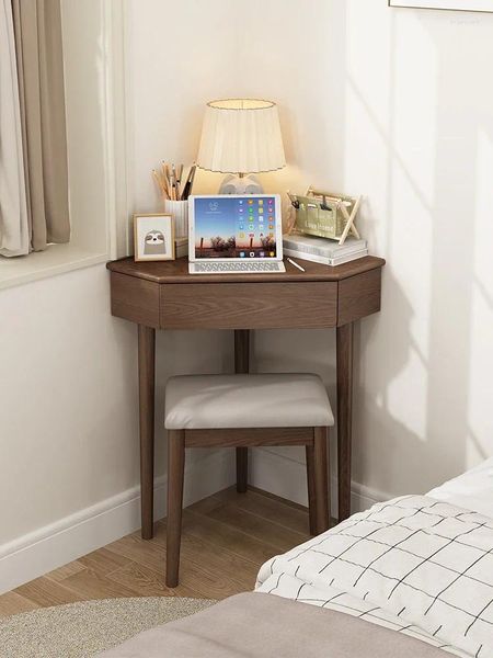 Plaques décoratives Ordinateur moderne Table de bureau Home Corner Writing Desk Triangle