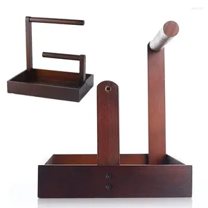 Decoratieve platen Natuurlijke houten sieraden Organisator Display Stand Bracelet Wine Rack Watch Storage Desktop