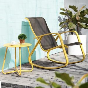 Assiettes décoratives Style nordique balcon jardin chaise à bascule étanche protection solaire loisirs paresseux inclinable lumière luxe Simple extérieur
