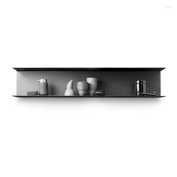 Plaques décoratives Nordiques Whited Iron Board Shelves Ins Simple Hanging Kitchen Partion Rangement Bernous