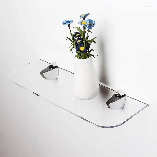 Assiettes décoratives présentoir en acrylique transparent de qualité supérieure, Vase à fleurs mural perforé, livre