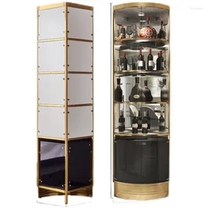 Assiettes décoratives chambre triangle armoire à vin moderne légère luxe coin repas côté vivant en forme de ventilateur
