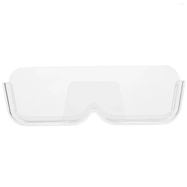 Étui mural pour lunettes de soleil, assiettes décoratives, boîte de rangement murale sans clous, présentoir mural, support Transparent, organisateur pour