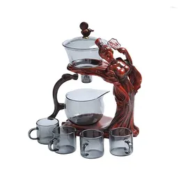 Decoratieve platen thee -set huishouden magnetische zuigtheap theepot Chinese drink artefact cup vol