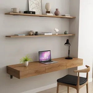 Platos decorativos de escritorio montado en la pared cajón combinado de la pared que amontona la pared de la esquina de madera maciza