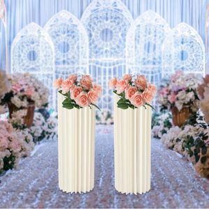 Plaques décoratives Centres de table de mariage Vases en carton - 2 pcs 31,5 pouces de vase de fleurs de haut pour les fleurs pour tables de fête décorations