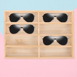 Assiettes décoratives en bois lunettes de soleil organisateur lunettes mallette de rangement présentoir lunettes