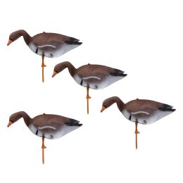 DÉCENTE 4PCS 3D XPE GOOS HUPTING DIRET GOOS DIFEN Target Garden Lawn Decor Scarer Outdoor Bird Flyer Lawn Pond Ornements Simulation