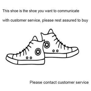 Klant kiest schoenenstijl en neemt contact op met service om schoenbetalingslink te krijgen of extra verzendkosten te betalen voor uw bestelling express TNT EMS DHL Fedex en aangepaste betalingen