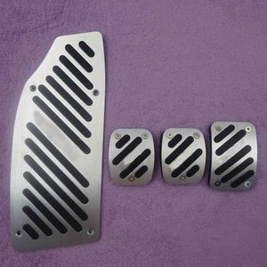 DEE – accessoires de voiture pour 308 408 508 2014 ~ 2021 AT/MT, repose-pieds de frein d'accélérateur en aluminium, pédale modifiée, coussinet décoratif