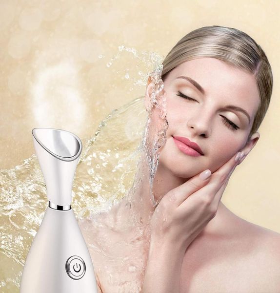 Limpieza profunda Limpiador facial nano iónico Dispositivo de vapor facial de belleza Máquina de vapor facial Pulverizador térmico facial Herramienta para el cuidado de la piel6803753