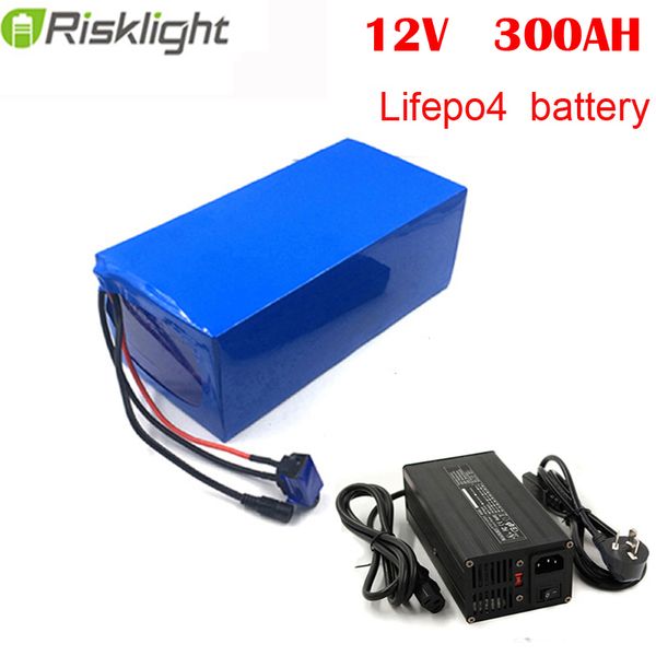 Batterie lithium-ion lifepo4 à cycle profond 12v 300ah pour la sauvegarde solaire / RV