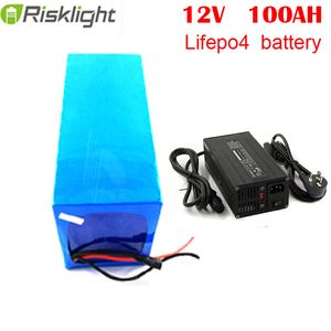 Pack de batteries Li-ion Lifepo4 12v 100ah à cycle profond pour camping-car ou bateau