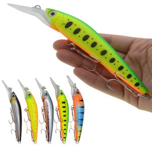 Dive profunda 35m Big Fishing Lure Minnow Bait Hard Ocean Boat Backerel Troll Luros artificiales 40 g cebos de mar2498226