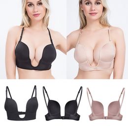 Un soutien-gorge plongeant en forme de U profondeur soulève le soutien-gorge à bas du dos du soutien-gorge LJ200929261N