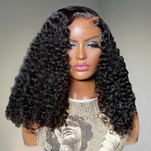 Deep Wave Curly Bob 13x6 HD Wig Human Hair 13x4 Front voor zwarte vrouwen 5x5 Glueless Lace Sluiting Pruiken