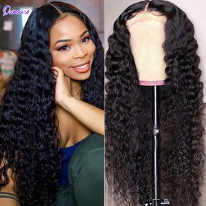 Peluces de cabello humano delantero delantero delantero delantero de la oleada para mujeres Peluca de encaje de encaje 13x4 Pelera de encaje de encaje rizado indio