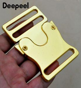 Boucle de rejet en métal Deepeel 50 mm pour sac à dos 49 mm Sangle de réglage de la ceinture de réglage de la ceinture de bricolle