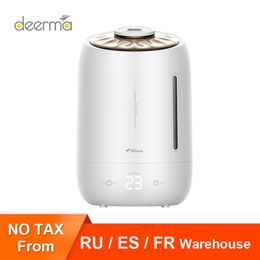 Deerma luchtbevochtiger 5L grote capaciteit smart touch temperatuur thuis slaapkamer kantoor mini aroma luchtreiniger DEM-F600 C1026272y