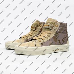 Defcon Notchback Multicam Arid Canvas Zapato de Skate para Zapatillas de Deporte de Hombre Botas de Patines para Hombre Zapatillas de Deporte para Mujer Botas Deportivas para Mujer Zapatos Deportivos para Hombre Monopatín para Mujer en Tan Camo