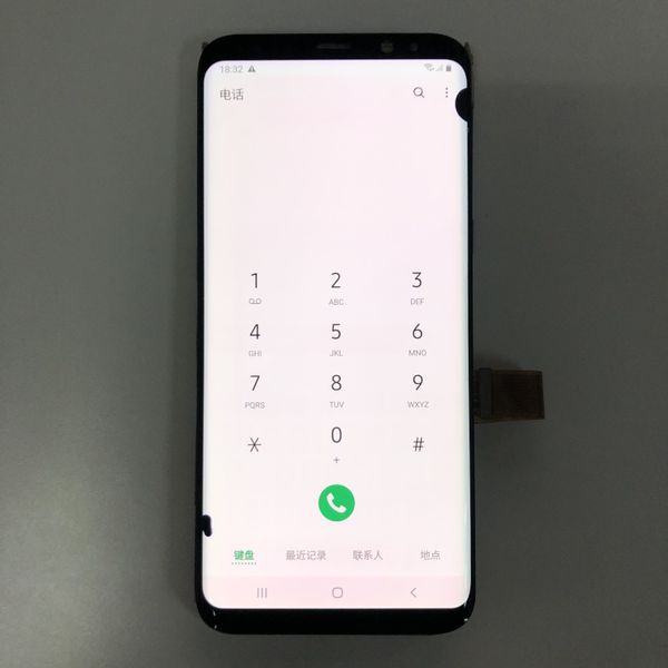 LCD défectueux pour Samsung S8 + S8 plus G955 G955F G955FD Affichage de la ligne de touche Affichage de la ligne de touche Numéro de dépistage