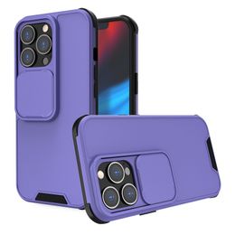 Defender Cases Armour Cover met schuifraam Hybrid 2in1 TPU-pc voor iphone13 12 Promax 11 x XR 7 8 Samsunga20s A51 A71 A32 A52 A72 M51 A02S A02 F62 A12 S20FE A50 Xiaomi