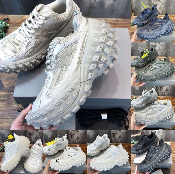 Defender Sneakers Designer Été 22 Femmes Hommes Chaussures Caoutchouc Papa Chunky Sneaker Casual Mode Maille et Nylon Taille de Chaussure Extreme Tire Tread Sole 35-45FDSEW