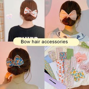 Deft Bun Hair Band DIY Donut Maker Meisjes Dames Print Geknoopt Flexibele Twister Styling Tool Hoofdband Currer Haaraccessoires