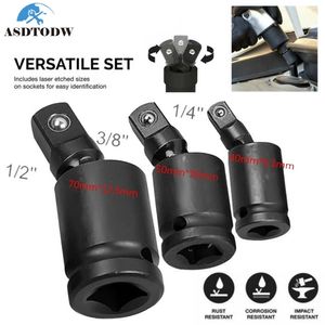 Grado Swivel Knuckle Joint Air Impact Wobble Socket Adaptador Herramienta de mano