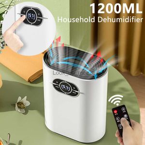 Luchtontvochtigers 1200ML Ontvochtiger Luchtdroger Draagbare Mute Elektrische Droger Snelle droge kleding Vochtabsorberende machine voor slaapkamer WasruimteYQ230925