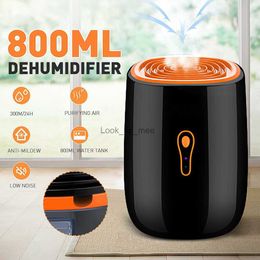 Luchtontvochtigers Ontvochtiger 800ML 25W Draagbare droger met laag geluidsniveau Anti-schimmelzuivering Draagbaar reinigingsapparaat Luchtdroger MoistureYQ230925