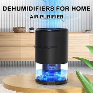 Déshumidificateurs Déshumidificateurs pour purificateur d'air domestique absorbeur d'humidité électrique petit déshumidificateur Portable silencieux pour sèche-air de sous-sol de chambre à coucherYQ230925