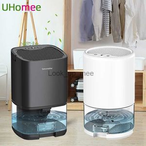 Déshumidificateurs Déshumidificateur d'air portable 1000 ml réservoir d'eau sécheur d'air pour la maison salle de bain garde-robe muet absorbeur d'humidité avec lumières LED YQ230925