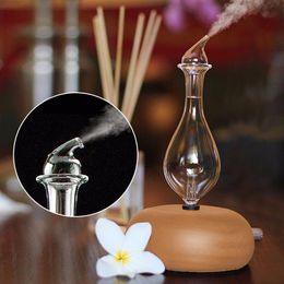 Déshumidificateurs Verre en bois aromathérapie huiles essentielles pures diffuseur nébuliseur d'air humidificateur humidificateur domestique appareil de climatisation