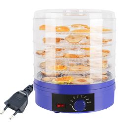 Déshydraters électrique 5layer aliment déshydrateur Sécheur de fruits collation alimentaire viande de viande de viande avec contrôle du thermostat