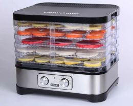 Dehydrators Fruit Vegetable Dehydrator Food Dryer Special Tray Big Space 48 Dial Timer 360 graden Voedseldehydrator