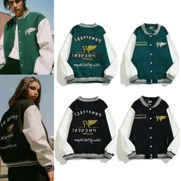 Deigner Jacket Repreeent Bomber Cotton Owner' Club Hommes Coupe-Vent Varity Hommes Baeball Hip Hop Lettre Patchwork Cuir Broderie Street 400