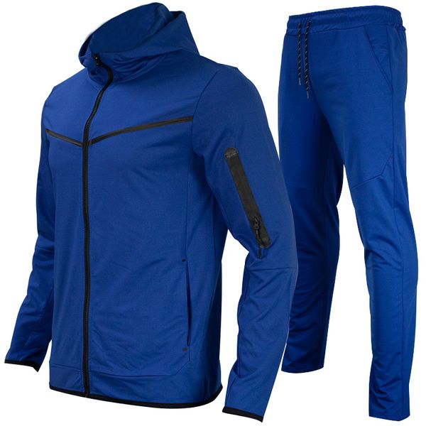 Deigner Conjunto de chándal para hombre Niki Tech Pantalón deportivo Chaqueta con capucha Correr Jogger Trouer Manga larga Europa Fútbol americano Rugby Chándal Top y 67