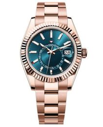 Deigners montres SKY 42mm automatique 2813 mouvement montres en acier inoxydable hommes femmes montre montre de luxe montre avec papiers de boîte
