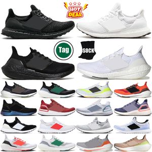 Deisgner corriendo zapatos al aire libre Ultraboost para hombre Triple Blanco Blanco Blanco Gris Hombres Mujeres Trainers Tamaño 36-45 Calidad superior